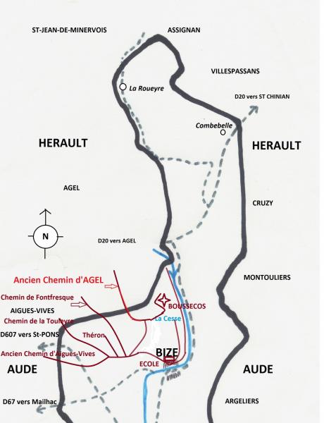 Bize ancien chemin agel